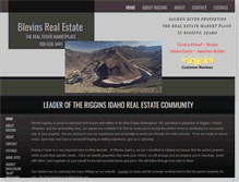 Tablet Screenshot of blevinsrealestate.com